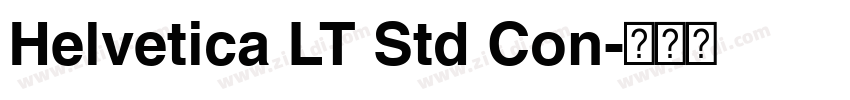 Helvetica LT Std Con字体转换